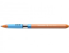 Pix SCHNEIDER Slider Basic XB, rubber grip, varf 1.4mm - scriere orange