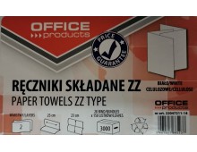 Servetele ZZ hartie alba, 23x25cm, 2 straturi, 150buc/pachet, 20pachete/cutie, Office Products