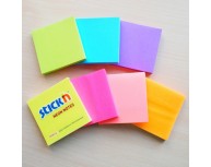Stick notes 76 x 76 mm, 100 file, HOPAX - rosu neon