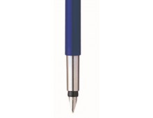 Stilou albastru, cu accesorii cromate, PARKER Vector Standard