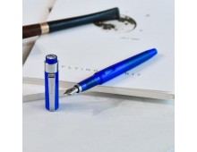 Stilou DIPLOMAT Magnum, cu penita EF, din otel inoxidabil - demo blue