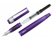 Stilou DIPLOMAT Magnum, cu penita EF, din otel inoxidabil - demo purple