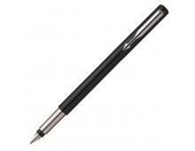 Stilou negru, cu accesorii cromate, PARKER Vector Standard