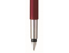 Stilou rosu, cu accesorii cromate, PARKER Vector Standard