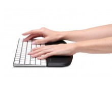 Suport ergonomic Kensington ErgoSoft Compact, pentru incheietura mainii, pentru tastatura slim, negr
