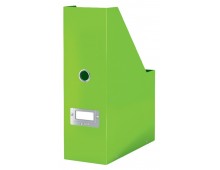 Suport vertical LEITZ WOW Click & Store, pentru documente, carton laminat, A4, verde