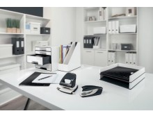 Suport vertical LEITZ WOW, pentru documente, PS, A4, culori duale, alb-negru
