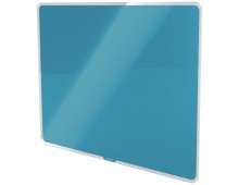 Tabla LEITZ Cosy, sticla, magnetica, 60x40 cm, marker inclus, albastru celest