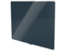 Tabla LEITZ Cosy, sticla, magnetica, 60x40 cm, marker inclus, gri antracit
