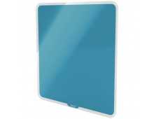 Tabla LEITZ Cosy, sticla, magnetica, 45x45 cm, marker inclus, albastru celest