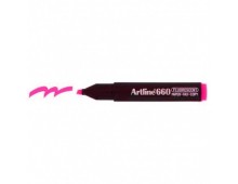 Textmarker ARTLINE 660, varf tesit 1.0-4.0mm - roz fluorescent